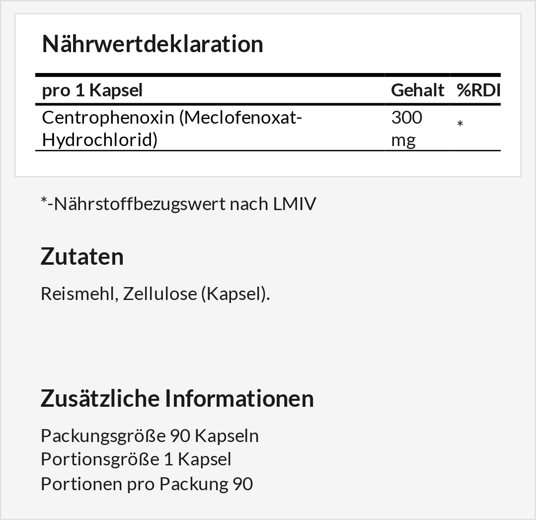 Apollo's Hegemony Centrophenoxine 90 Kaps. | MZ-Store